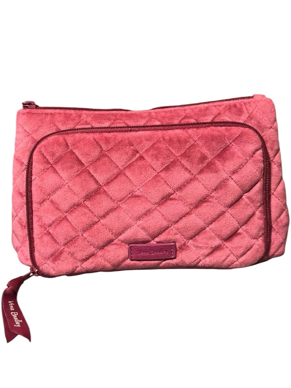 VERA BRADLEY Velvet Quilted Cosmetic Pouch